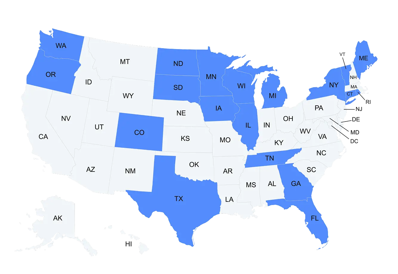 Commercial State Map