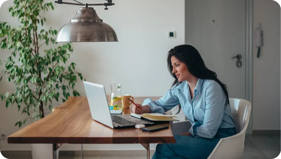 Working from home Full